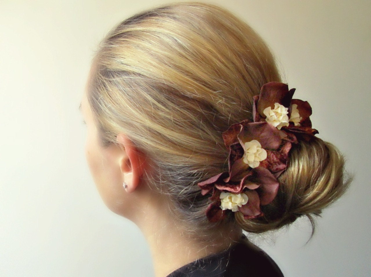 Fawn - Beautiful Earthy Bun Belt, flower crown for your hair bun