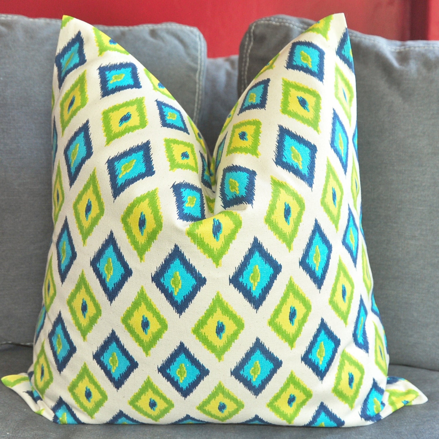 ON BOTH SIDES - Pillow Cover - Decorative Pillow Cover - Throw Pillow Cover - 18x18 inch