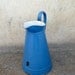 Blue French Antique Enamel Pitcher or Jug Large Very Good Condition