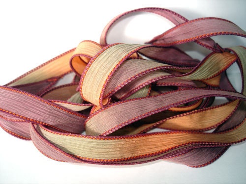 Withering Rose 42 inch silk ribbon By Color Kissed Singles