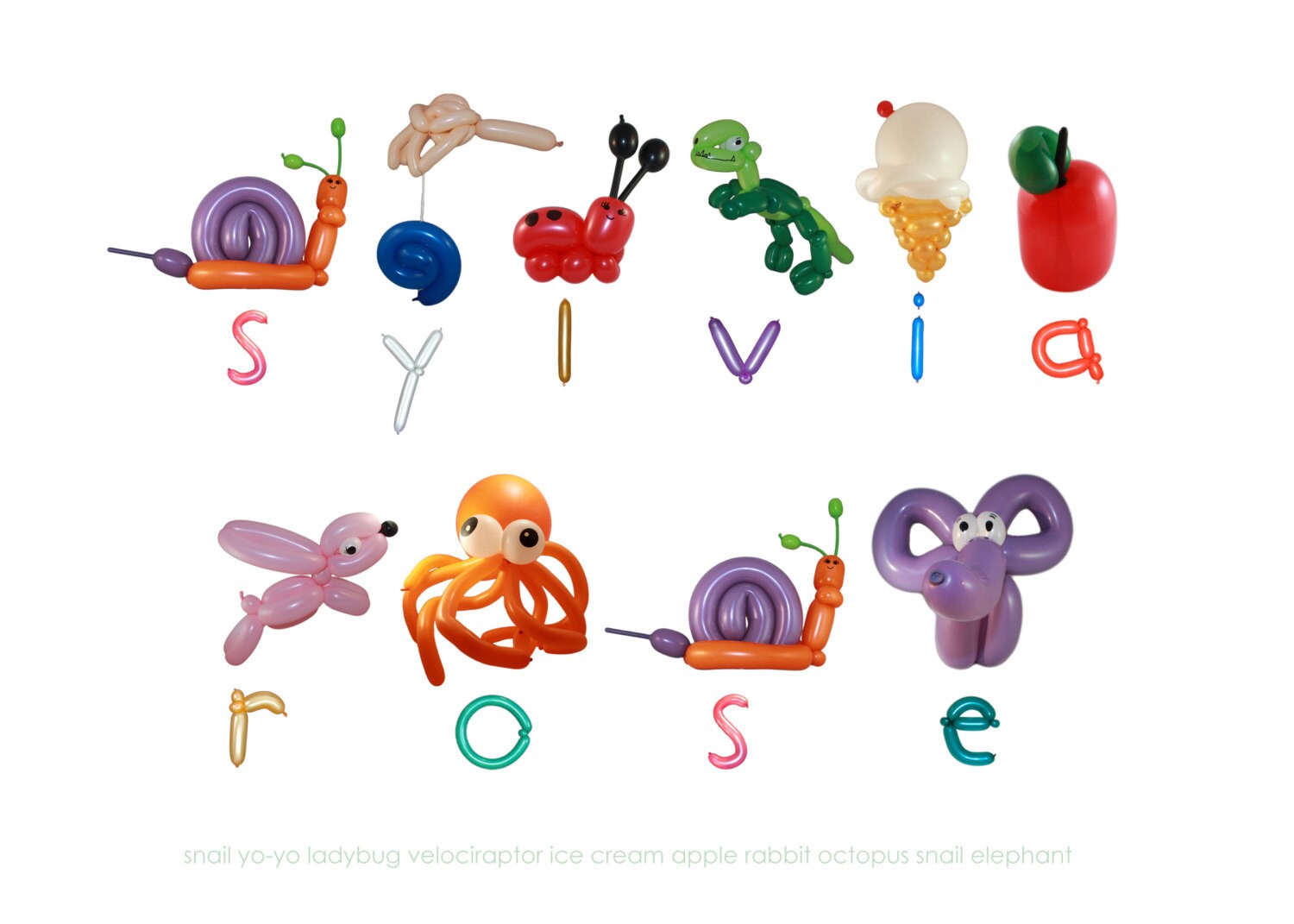 Balloon Alphabet