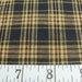 Fabric Destash 1 Yard Cotton Homespun Navy, Green and Tan Plaid