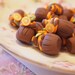 Handmade Cupcake beads, 5pcs Mini Chocolate Orange Cupcakes charms
