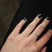 Exquisite Double Chain Ring