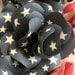 21" Americana Stars and Stripes Paper Rose Wreath