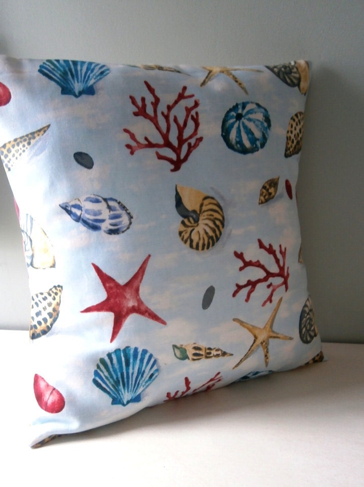 Nautical Seashell Cushion / Pillow cover