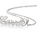 Personalized Name Necklace 925 Sterling Silver - Carrie Style Choose Any Name