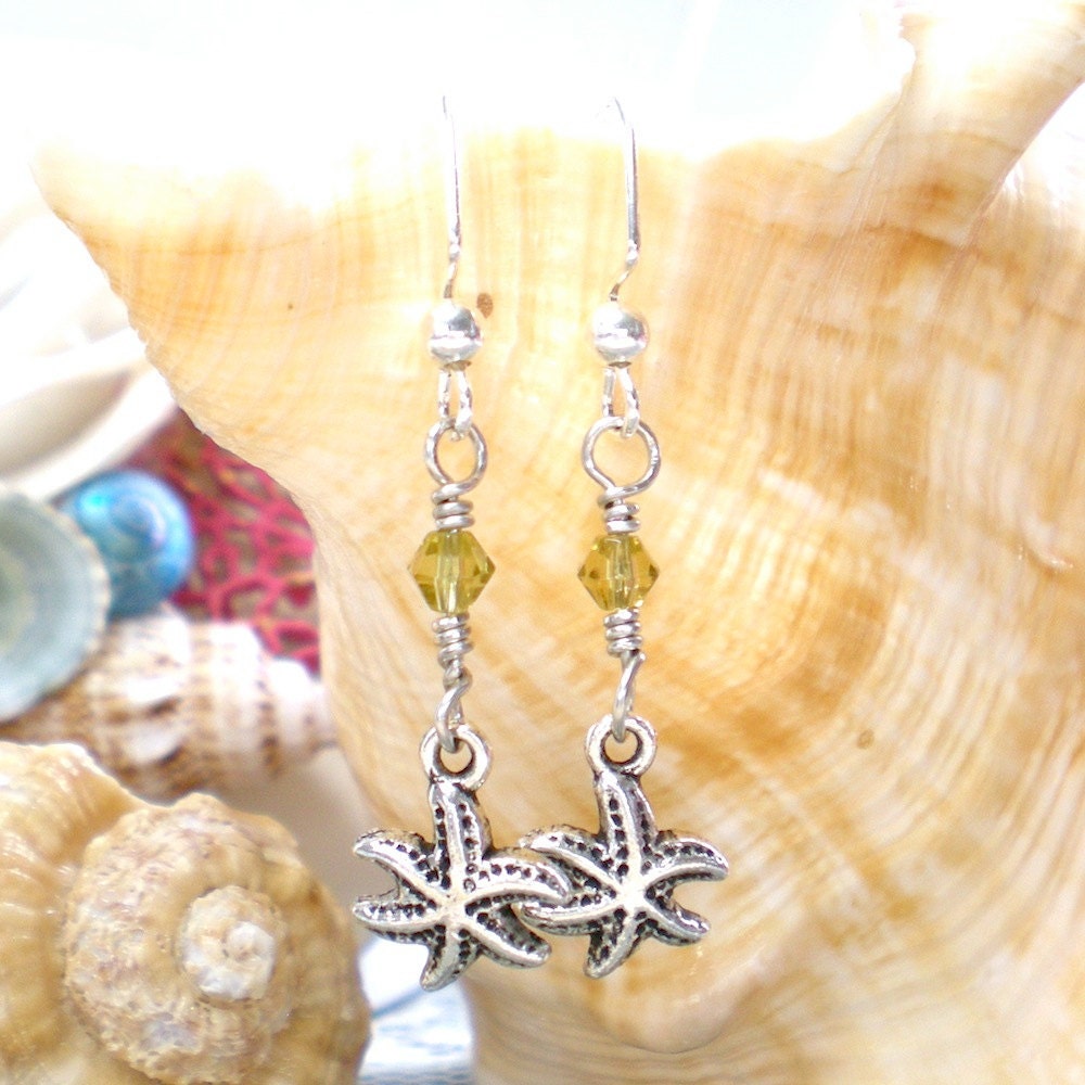 Starfish Charm Earrings