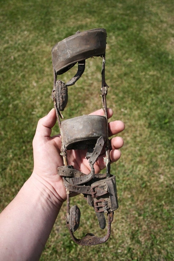 Vintage Child's Leg Brace 1880s Medical Device