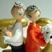 50th Wedding Anniversary customized cake topper