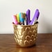 Vintage Brass Pineapple Planter