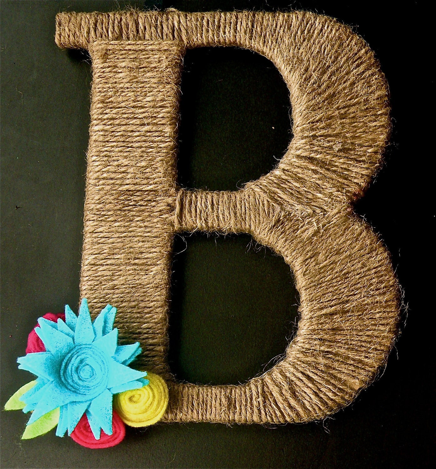 Twine Monogram Wreath