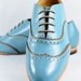 MARCUE - Women's - Handmade Leather Shoes - Light Blue Double Brogues