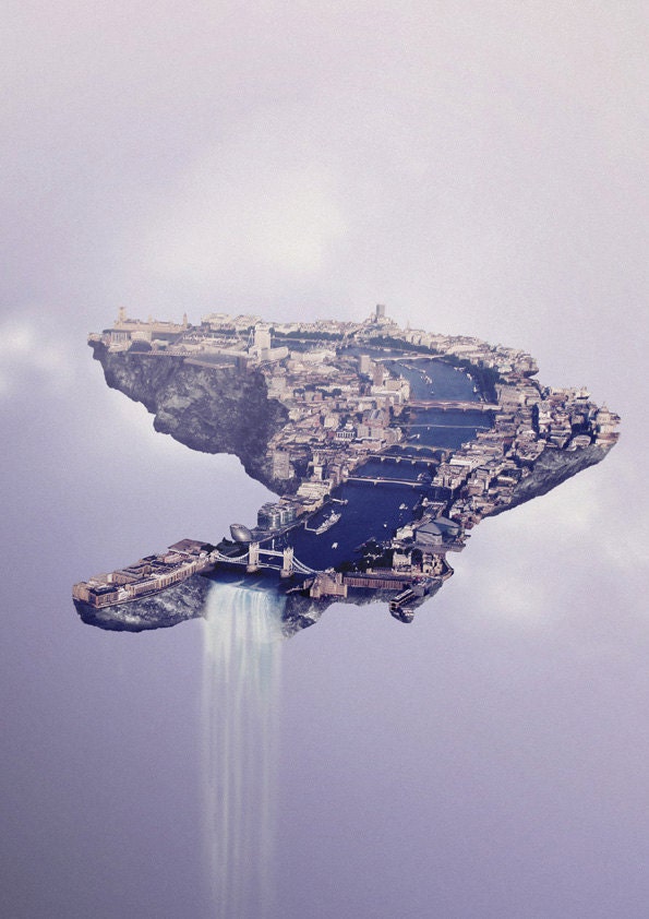 Islands /// London /// limited edition print