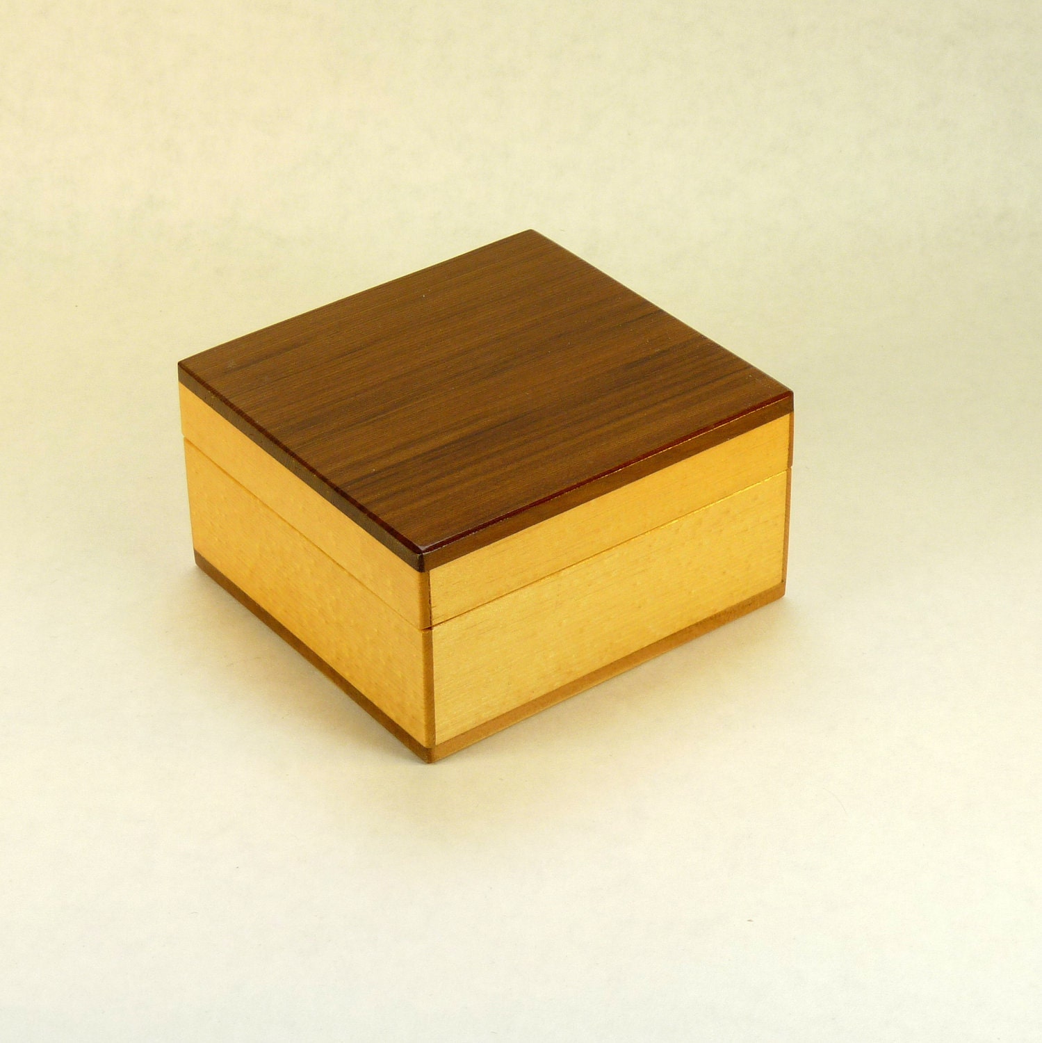Keepsake Jewelry Treasure Box Handmade in Cedar and Spruce