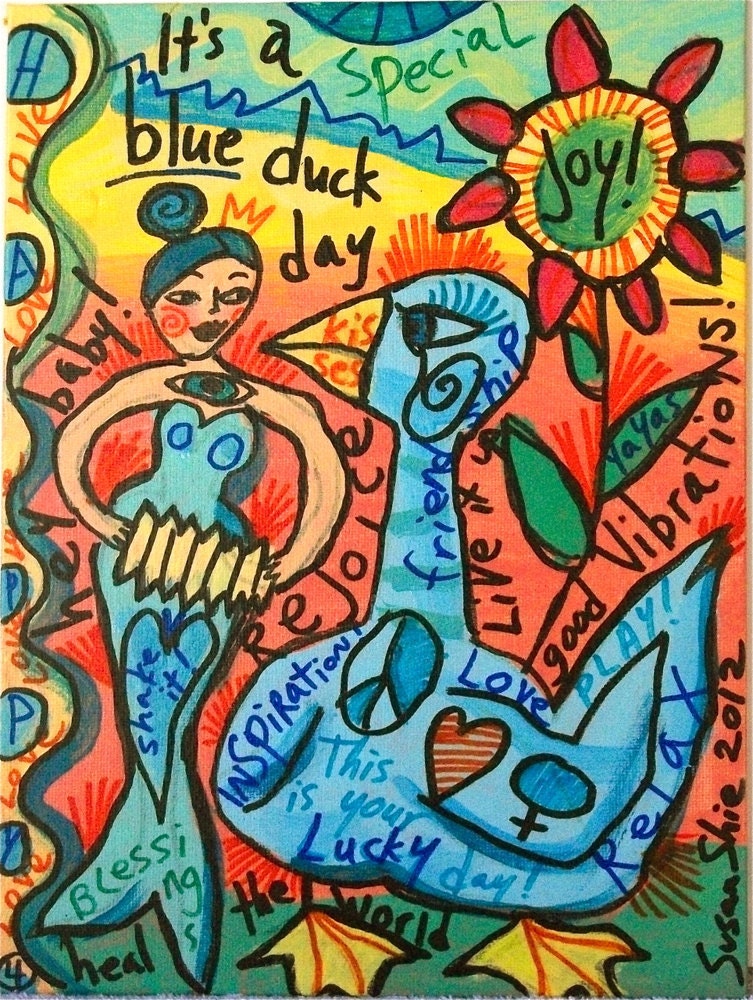 Blue Duck Day 4 by Susan Shie