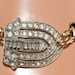 Repurposed & Upcycled Vintage Dress Clip NOW 2 Tone Watchband BRACELET OOAK