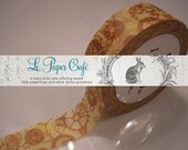 STEAM PUNK Clock and Gears Washi Tape - Pattern Masking Tape - 15mm x 10m