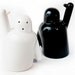Ceramic 'Pik Me' Salt and Pepper Shakers. Cute and modern.