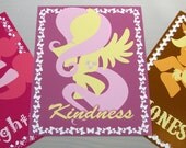 Fluttershy - Element of Harmony - An artistic rendition presented in a high quality 8 X 10 print. My Little Pony, Friendship is Magic.