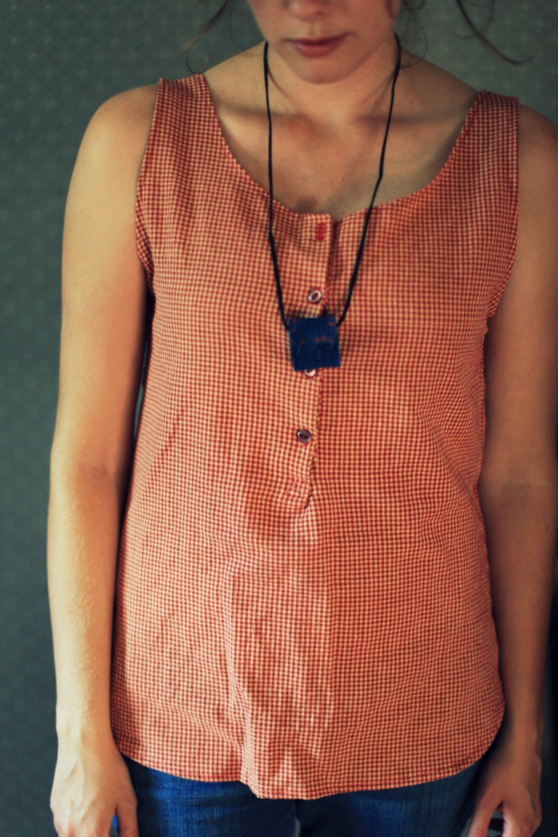 Little Blue Suede Necklace Pouch