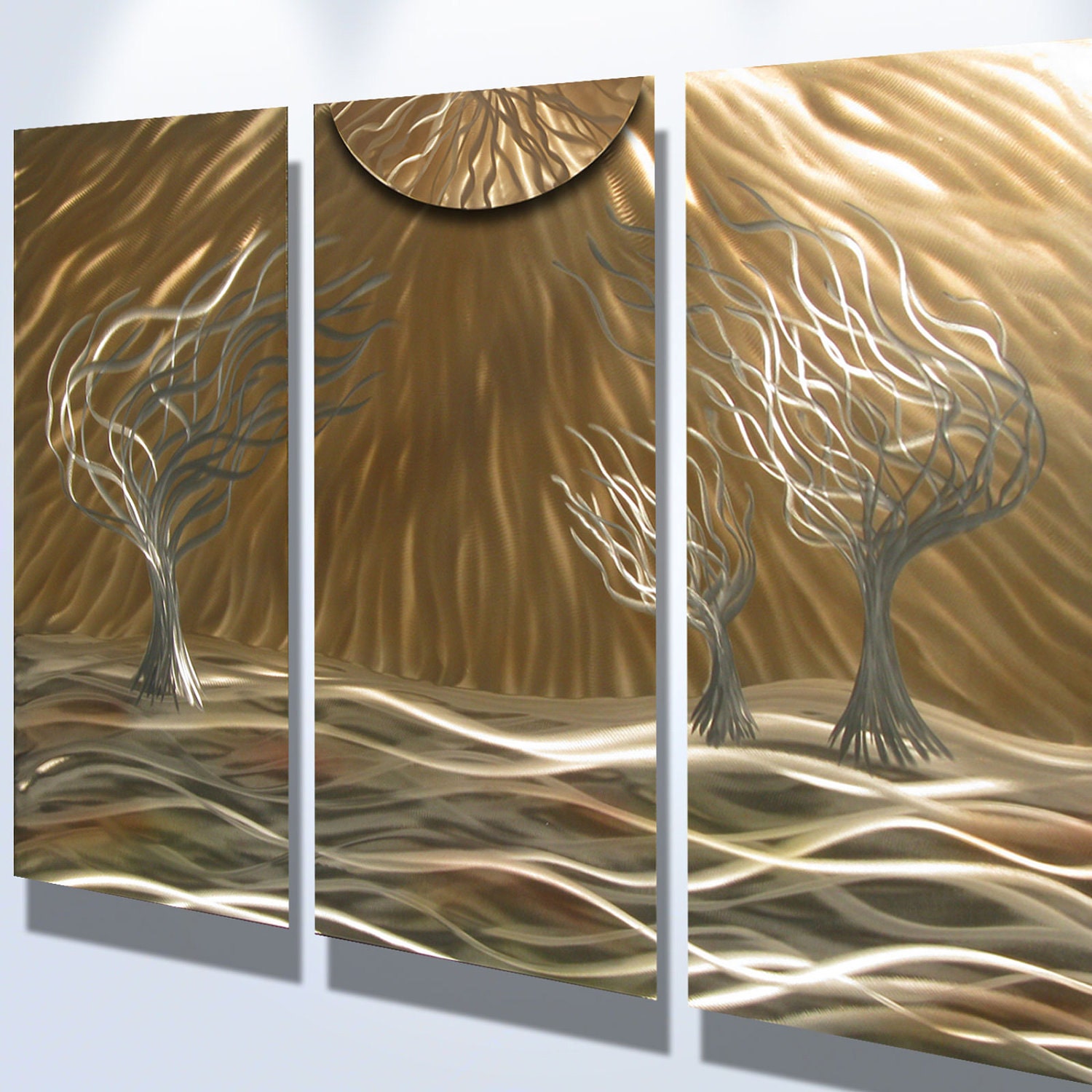 Metal Art Wall Art Decor Abstract Contemporary by InspiringArt