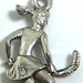 Set of 10 Pewter Women's Field Hockey Player Charms - Free Shipping in the US - (5453)