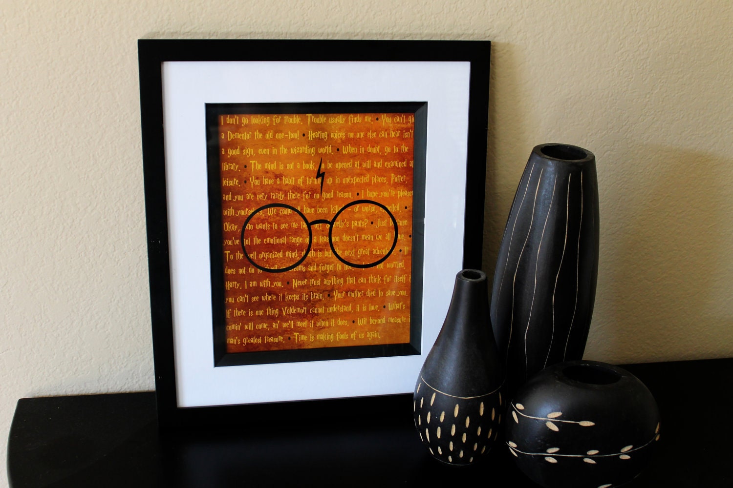 Harry Potter BEST OF Quotes modern print poster 8x10