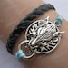 Bracelet-antique silver wolf bracelet,Final fantasy bracelet-Z214