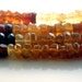 6mm Hessonite Garnet Beads Faceted Rondelle 14 inch strand AA Quality For Handmade Jewelry Design Autumn Colors