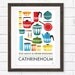 Retro Kitchen art print Cathrineholm Too Much is Never Enough A3 / 11x14