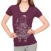 Philadelphia Phanatic, Philly Artist Print Graphic Tee Shirt : Womens American Apparel Tri-Blend T -  in S, M, L, & XL - Grey, Maroon