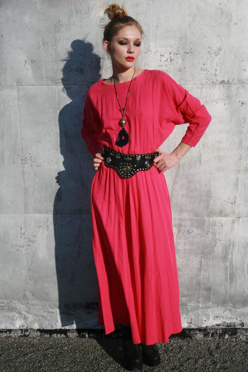 New Hero- Dolman Sleeve Maxi Dress