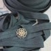 5 Yards 5/8 Fold Over Elastic - Seal Grey Color - Headband- DIY Headband/Hair Bow Supplies
