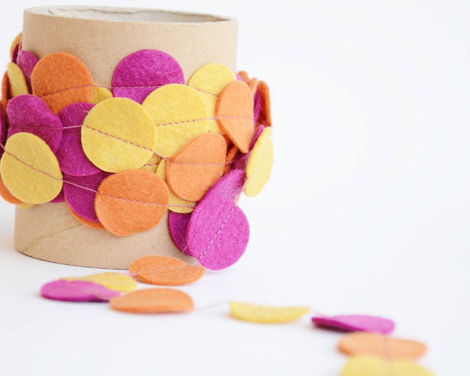 Seasonal home decor -  Felt garland