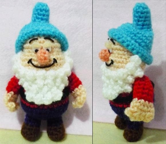 Seven Dwarf - Bashful Crochet Amigurumi- Finish Doll