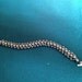 Bracelet with hematites beads flat spiral