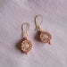 Vermeil Rose Quartz Earrings