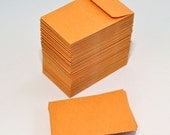 Mini Kraft Envelopes Set of 100 Size 2 1/4" x 3 1/2" (57mm x 88mm)