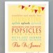 Custom Family Wall Art- Seasonal Summertime Printable (Summer Theme)