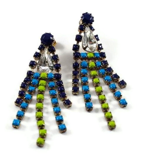 Vintage Hand Painted Earrings