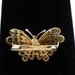 Vintage Silver Filigree Butterfly Brooch Pin marked 900
