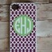 Oohs Hangin Monogrammed iphone case