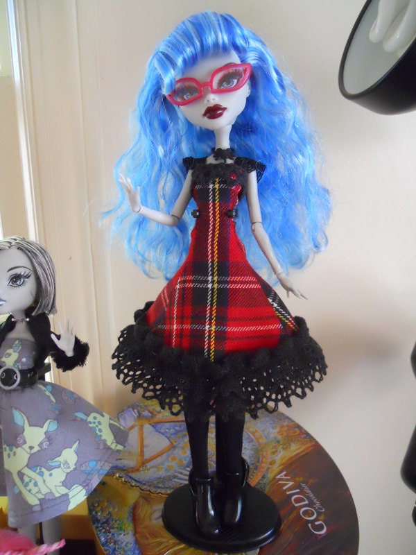 Monster High Red Plaid Classical Jumperskirt