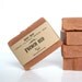 French Red Soap - All Natural soap, Vegan soap, Unscented soap, Handmade soap,