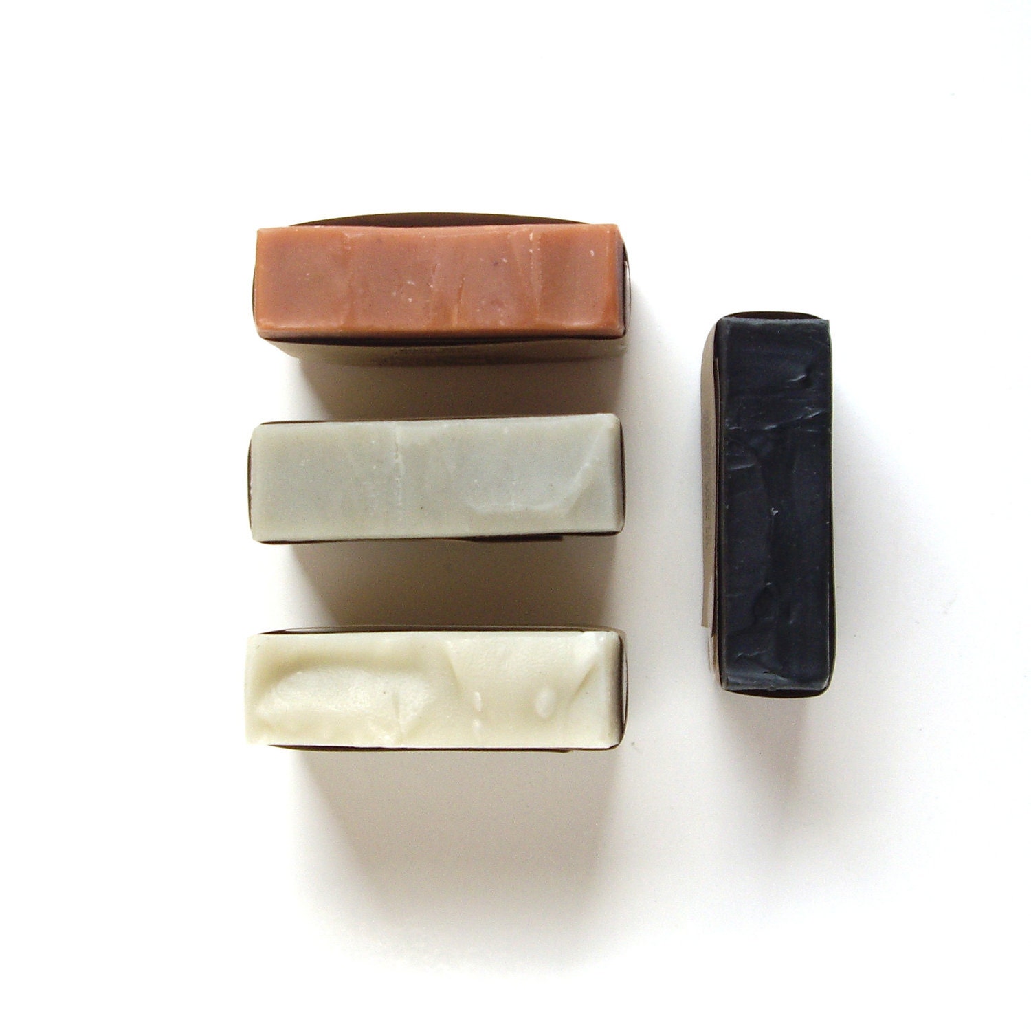 Men Soap set, - Gift Set, Vegan Soap, Unscented Soap, All Natural Soap, Handmade Soap, Fragrance Free Soap,  DETOX