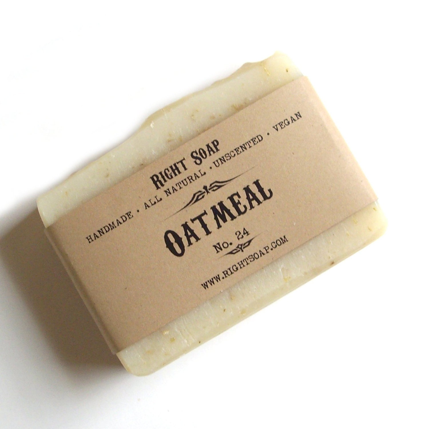 Oatmeal Scrub Soap - Exfoliating soap, All Natural Soap, Scrub Soap, Vegan Soap, Unscented Soap