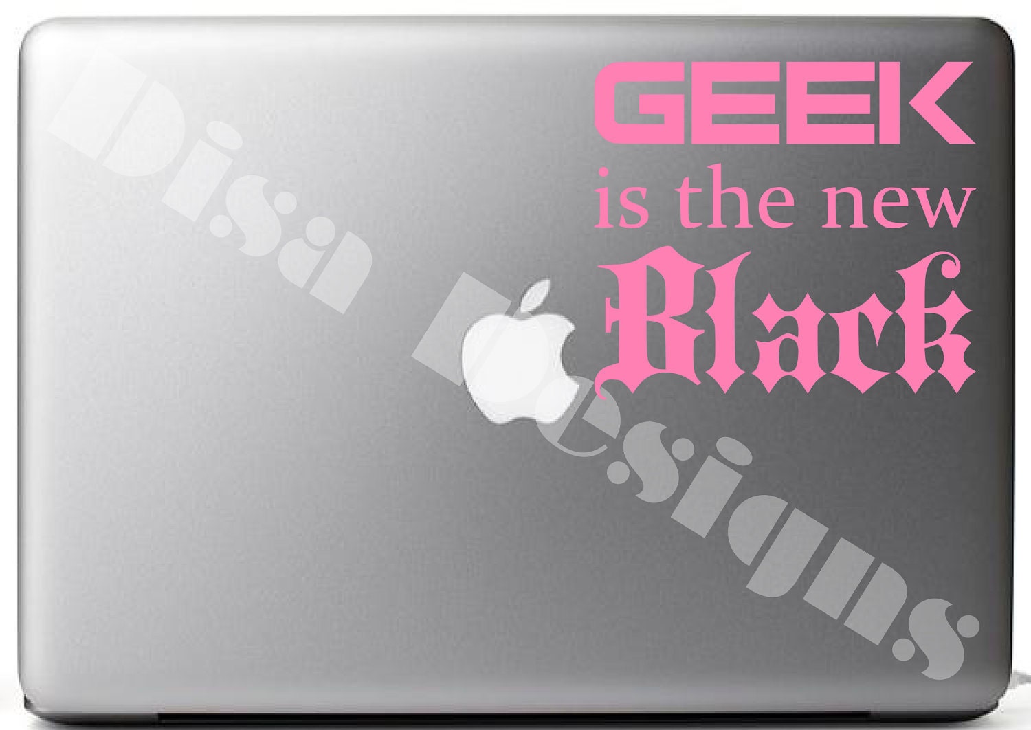 Geekery, "Geek is the new Black" vinyl decal for Macbook / Notebook / Laptop / Computer / Windshield