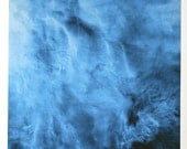 Astronomy Fabric Hubble's Lagoon Photograph on EQ Printable Cotton Fabric Sheet