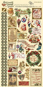 Christmas Memories Heartwarming Vintage Stickers HVS905